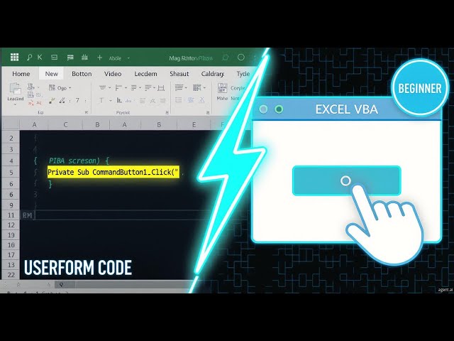 Form Code in VBA | Writing Code Behind UserForm | Excel VBA for Beginners