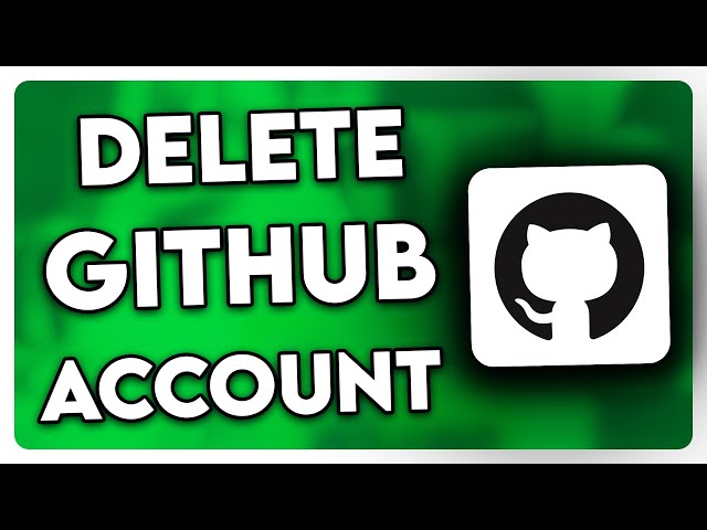 How to Delete Github Account (2025)