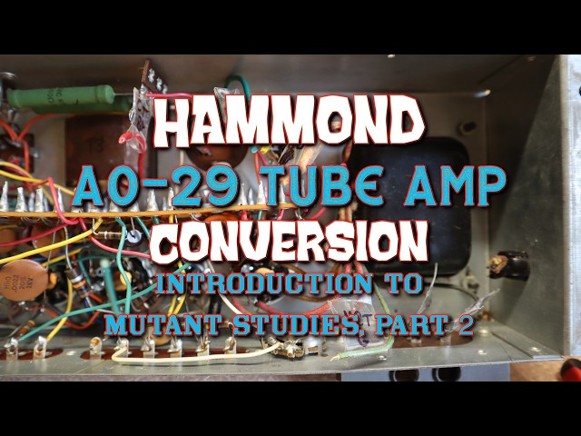 Hammond AO-29 from M-111 Spinet Organ, Tube Amp Class: Intro to Mutant Studies, Part 2