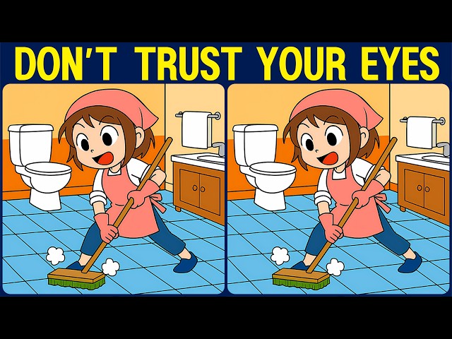 [Spot the Difference Brain Training] The subtle differences will test your attentiveness.