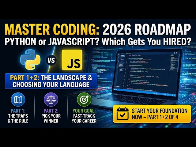 Learn to Code in 2026: Python vs JavaScript | Complete Beginner Roadmap