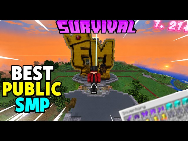 The new best SURVIVAL SMP in Minecraft | Java + PE | 24/7 Online | Free To Join
