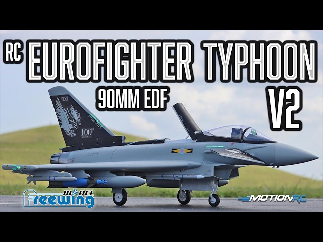 Freewing Eurofighter Typhoon 90mm EDF Jet V2 with Gyro | Motion RC