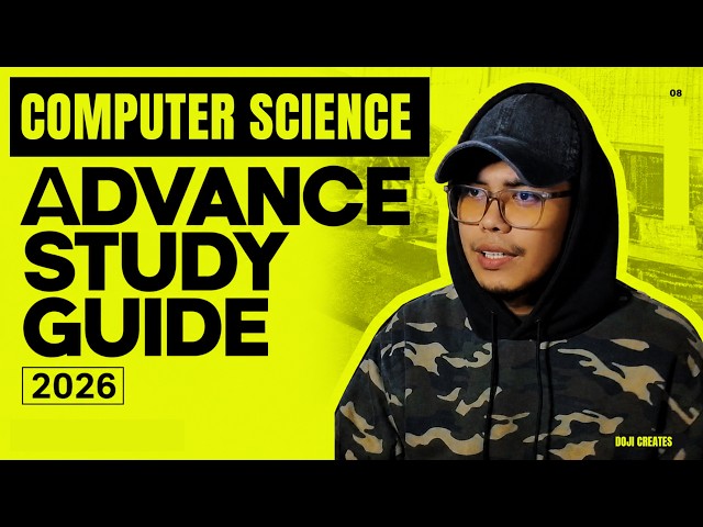 COMPUTER SCIENCE Advance Study Guide 2026 Explained (Everything You Should Learn Before College)