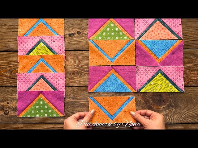 Modern Patchwork Tutorial | Easy Block with Eye-Catching Color Combinations