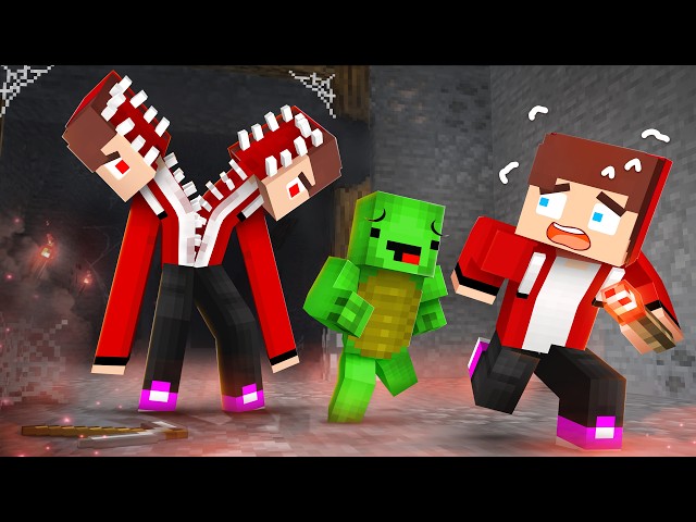 JJ and Mikey vs Cursed PARASITE - Maizen Minecraft Animation