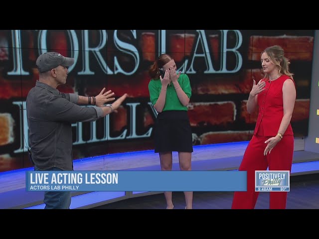 Abby and Rachel's Acting Lesson (Part 2) | Positively Philly
