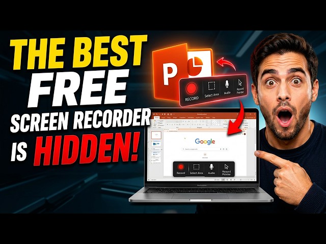 The BEST Free Screen Recorder is HIDDEN in PowerPoint!