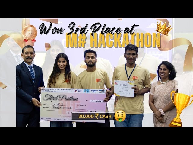 We Won 3rd Place at M# Hackathon ! How our team build “Travello” in 36 Hours