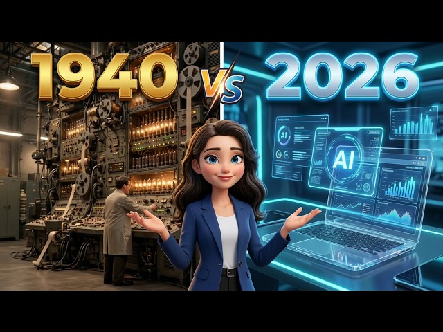 Computers Then vs Now (1940–2026) | The Incredible Evolution of Technology