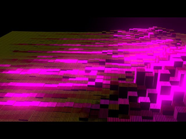 Futuristic city audio visualization - touchdesigner experiment 