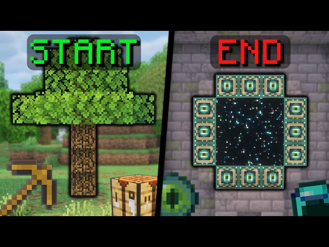 Minecraft Complete Spawn to End Guide! (NEW)