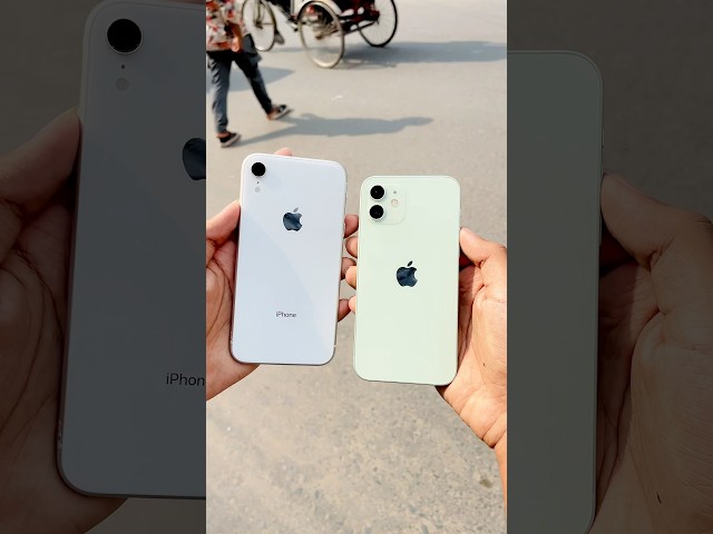 iPhone XR Vs iPhone 12 || Camera Zoom Test! #shorts