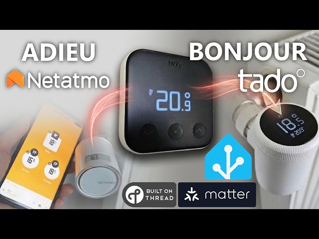 I'm replacing my Netatmo thermostat and valves with tado° X 🔥 Installation & Home Assistant Matte...