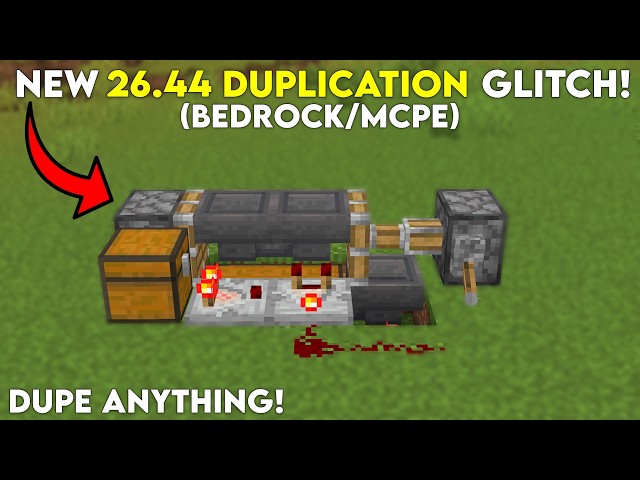 NEW EASY DUPLICATION GLITCH Minecraft Bedrock 26.44