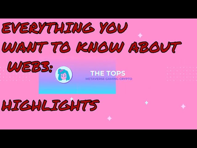 Web3 Tutorial: highlights