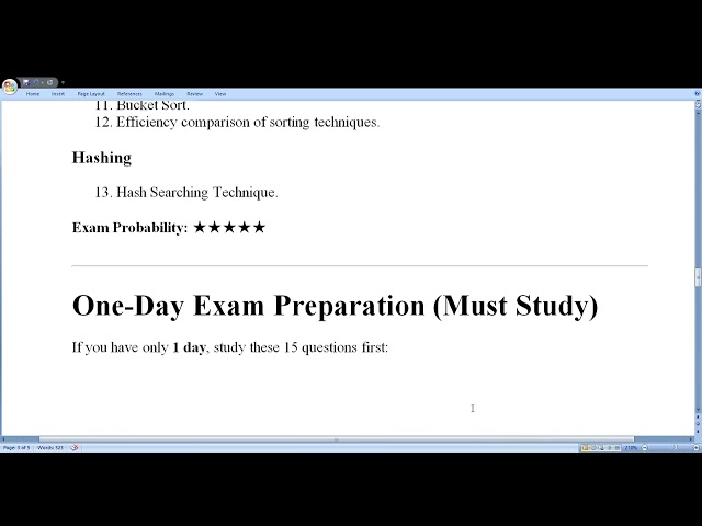 BCS654C Data Structures & Algorithms | Most Important Questions 2026 | Repeated & Expected Questions