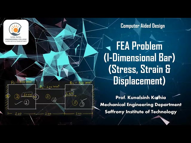 Finite Elemental Analysis- Steps to Solve - One Dimensional Bar Numerical