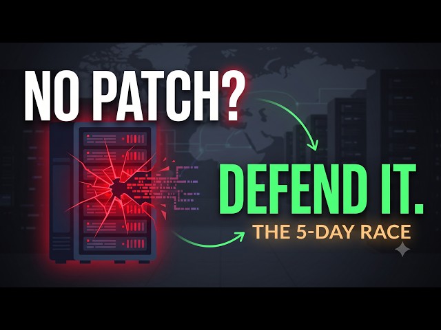 How to Stop Zero-Days When Vendors Delay Patches