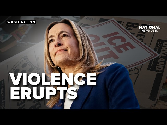 Violence ERUPTS: NJ ICE detention center protests