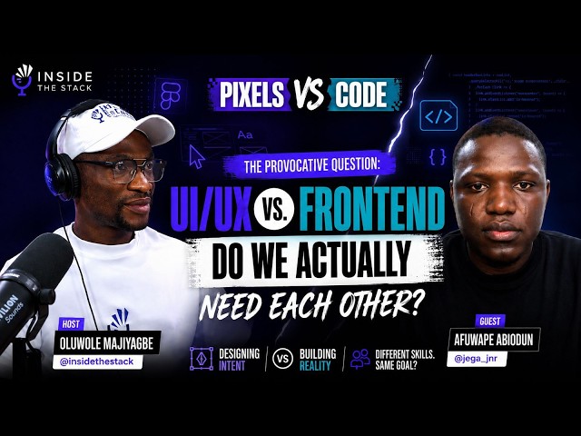 UI/UX vs. Frontend: Do We Actually Need Each Other? | Pixels vs Code