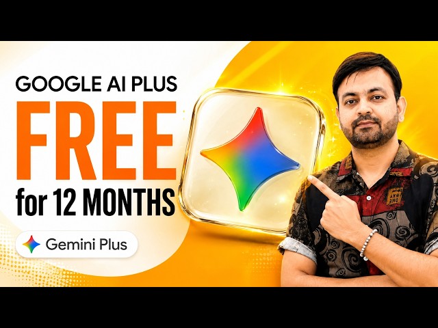 How to get Google AI Plus FREE for 12 Months (Hindi)
