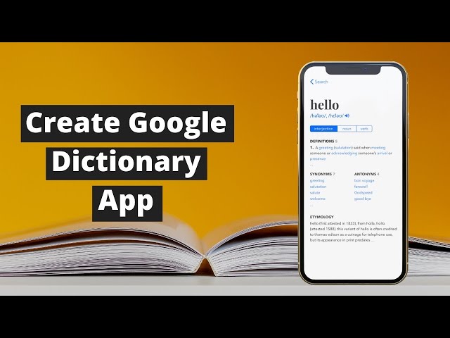How to Create a Dictionary App in MIT App Inventor 2 | Google Dictionary API Tutorial