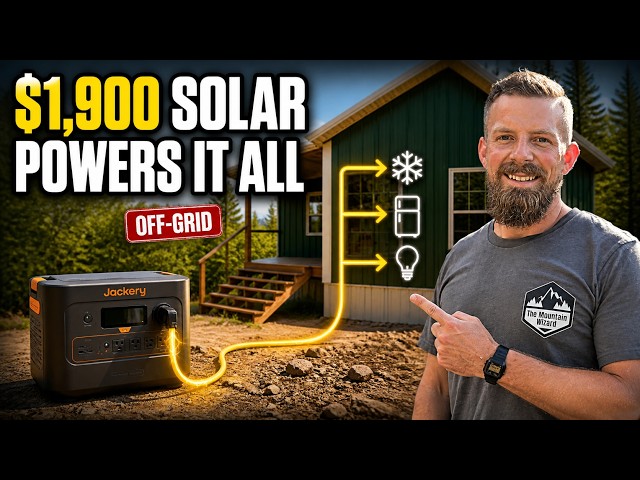 This $1,900 Solar System Powers an Entire Off-Grid Cabin — Even the A/C