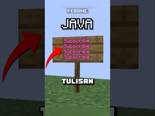 Fakta Bedrock VS Java Yang JARANG ORANG TAU! |16 #minecraft #shorts