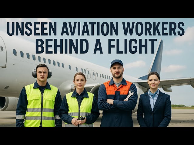 The unnoticed workers behind the success of every flight