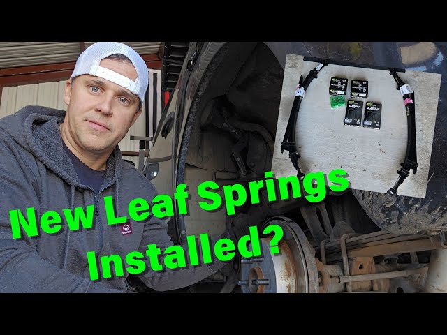 First time replacing and upgrading leaf springs on 2017 Nissan Frontier