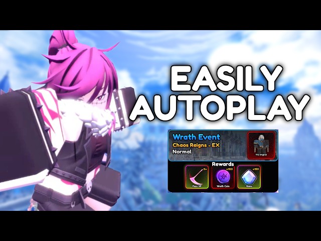 (Code Included) How To EASILY AUTOPLAY The New Wrath Event Hard Mode | Anime Vanguards