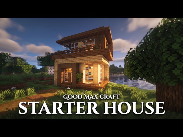 This EASY Minecraft Starter House Looks WAY Better Than It Should!