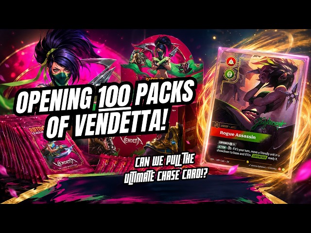 Opening 100 Riftbound Vendetta Packs... Hunting For THIS Overnumbered Signature!