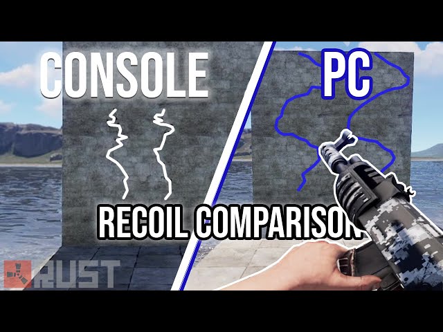 RUST Console vs PC RECOIL COMPARISON