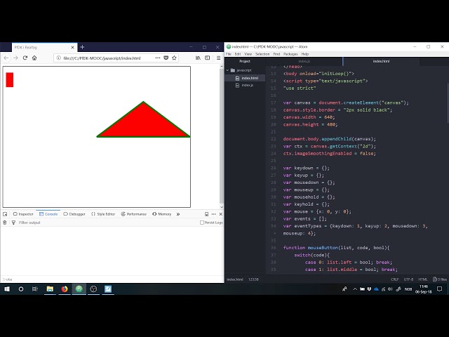 Javascript - 3 - Tegne geometriske figurer