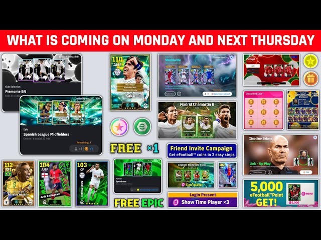 Free Epic & Free Coins Campaign 🤩 What Is Coming On Monday & Next Thursday In eFootball 2027