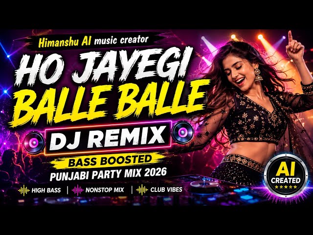 Ho Jayegi Balle Balle DJ Remix 2026 🔥 | Punjabi Party Mix | Bass Boosted | High Energy Dance Remix