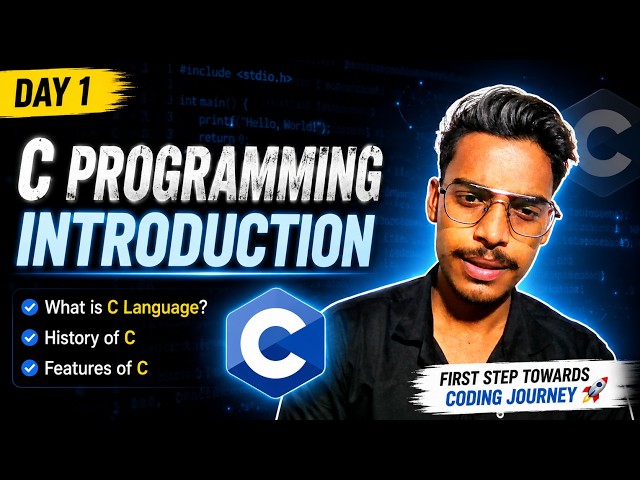 Learn C Programming in 1 Video 😱 | Day 1 Full Introduction 🔥 | codelife100x