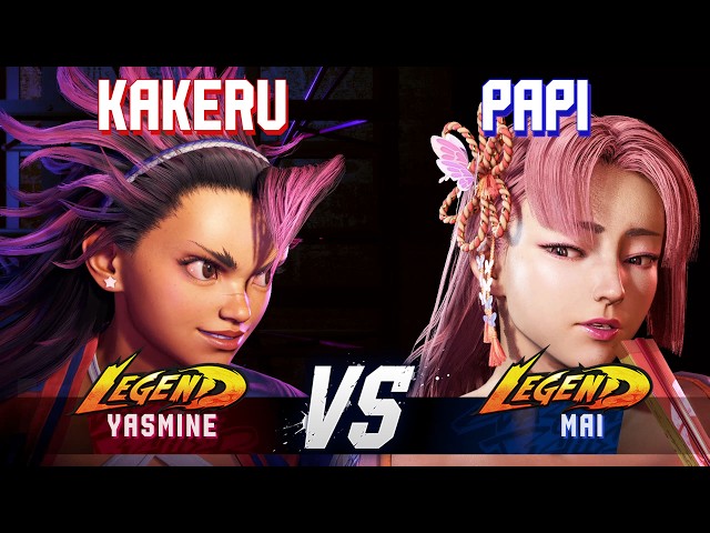 SF6 ▰ KAKERU (Yasmine) vs PAPI (Mai) ▰ Street Fighter 6 Gameplay