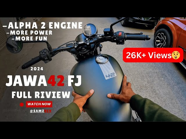 Jawa 42 FJ Review in Tamil - 🔥New  Alpha 2 Engine- பைக் வேற லெவல்! Better Than Hunter 350 & CB350?🏍️