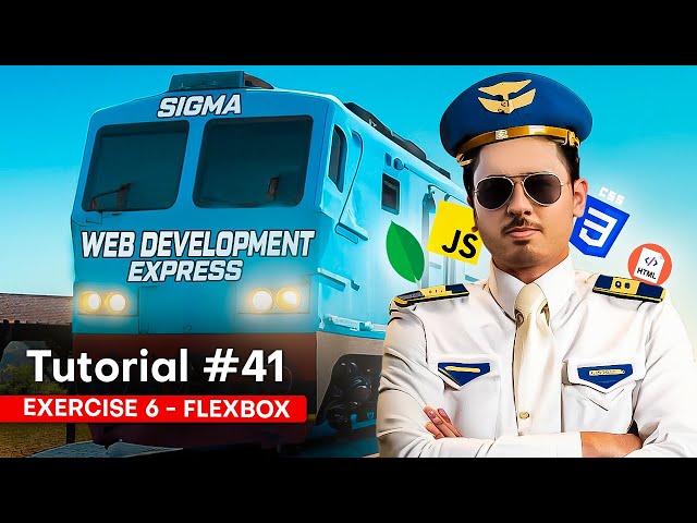 Exercise 6 - Navbar using Flexbox | Sigma Web Development Course - Tutorial #41