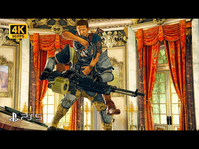 UNCHARTED 4: AGGRESSIVE STEALTH KILLS - AVERY'S HOUSE [4K UHD 60FPS] Gameplay PS5