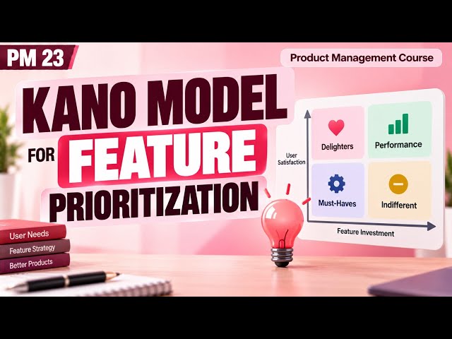 PM 23 | Kano Model for Feature Prioritization | Product Management Course | Uplatz