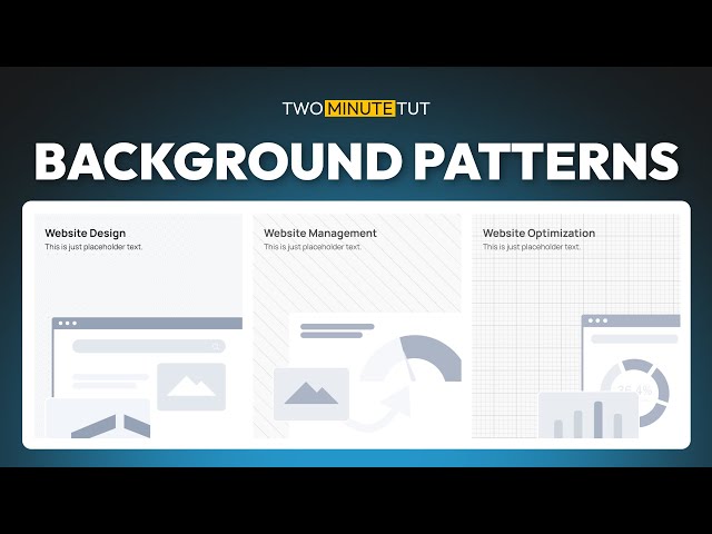 Simple CSS Background Patterns — A lightweight way to add texture to your designs