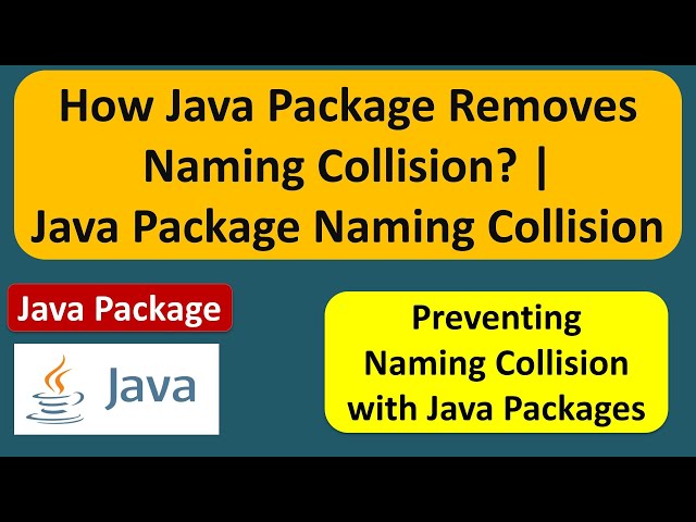 How Java Package Removes Naming Collision? | Java Package Naming Collision | Java Tutorial
