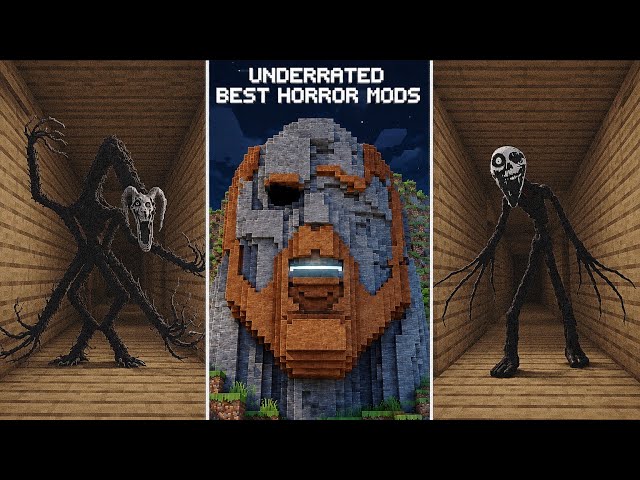 6 Minecraft Horror Mods For BEDROCK EDITION | Minecraft Horror Mods For BEDROCK/POCKET EDITION