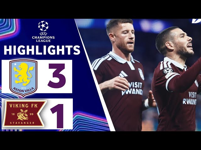 Aston Villa vs Viking 3-1 Highlights | UEFA Champions League 2026/27 Highlights
