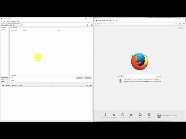 1 recording a test script using selenium IDE