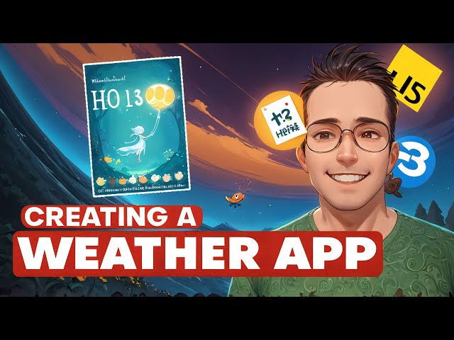 Build a Complete Weather App with JavaScript | Frontend & Backend Tutorial